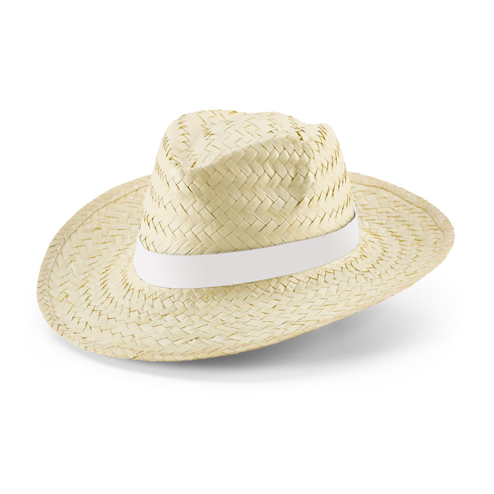 EDWARD RIB. Natural straw hat with sublimated ribbon 99085_set