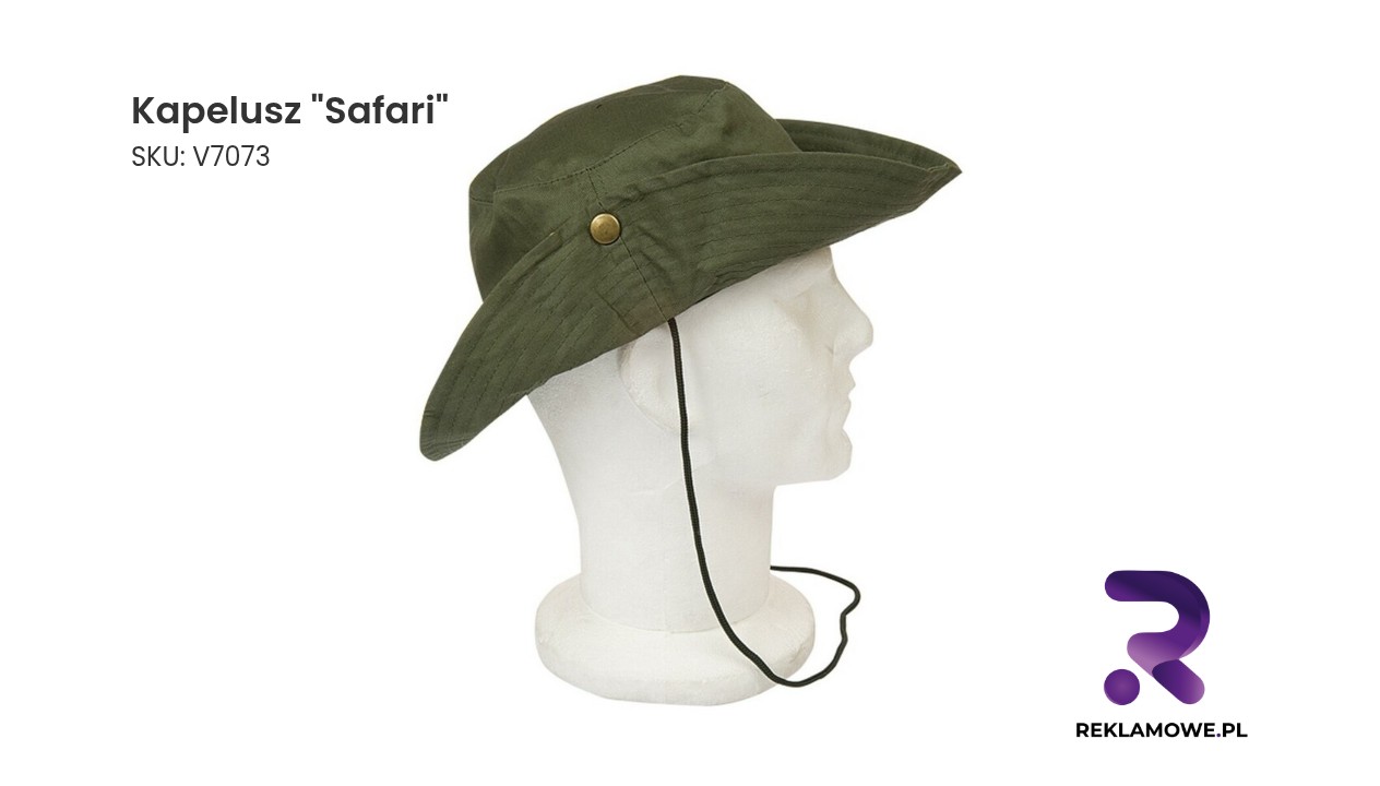 Kapelusz Safari idealny na wyprawy