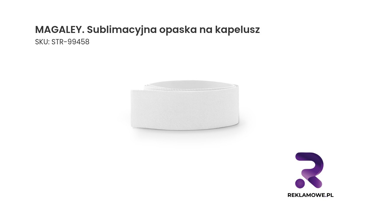 MAGALEY. Sublimacyjna opaska na kapelusz MAGALEY sublimacyjna opaska na kapelusz – akcesorium do personalizacji kapelusza